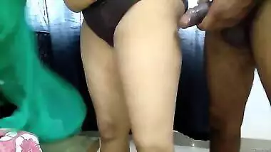 Today Exclusive- Desi Bhabhi Blowjob And Fucked In Doggy Style Hubby Cum On Her Ass