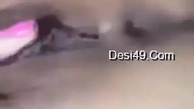 XXX model of Indian origin teases men gently massaging boobs