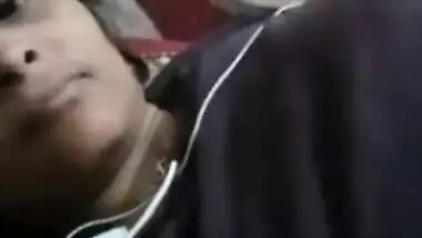 MILF with Desi features decides to expose tits with big XXX buttons