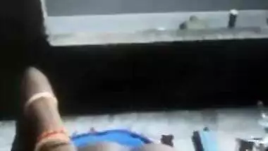 Village wife showing her black ass