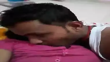 Horny Desi guy worships partner's XXX nipples before chudai begins