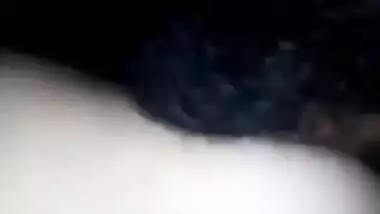 Horny Desi chick has her XXX muff nailed in darkness by ex-lover
