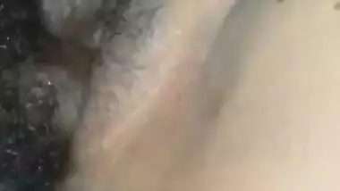 Close-up XXX video of thick Desi boner penetrating moist hairy cunt
