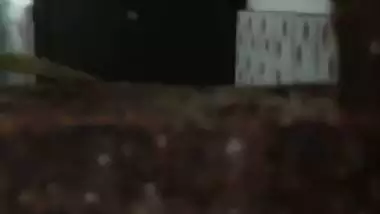 Tanker MILF bathing caught by horny neighbor