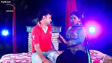 Busty girl big boobs cleavage show, navel grabbed many times, boob shake