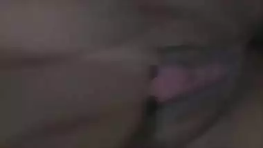 Girlfriend showing asshole and fingering video making