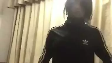 Desi teen knows that viewers love her XXX striptease show in bedroom