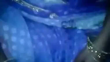 Indian chick plays with XXX tits and prepares BF for sex by stroking dick