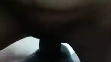 Man presses desi lady’s boobs and makes her ride on his dick