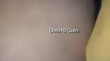 Today Exclusive- Desi Wife Boob Pressing By Hubby And Rub Her Dick In Boobs