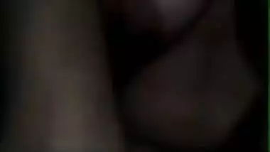 Desi teen takes off dress and puts it on during webcam video