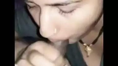 Bhabi sucking uncut dick of her hubby’s bro