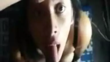 Hubby fucked and fingering his Indian wife horny pussy