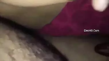 Today Exclusive- Horny Desi Telugu Bhabhi Boob Pressing And Blowjob Part 1