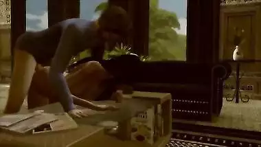 Sims 4. Naughty College. Part 3 - Job for Indian teacher (Penthouse parody)