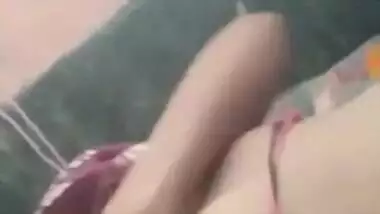 Horny Bangla girl showing her Boobs and Pussy Fingering on video cal 2