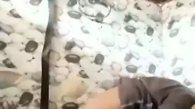 The girl moans loudly when her BF fucks her pussy hard