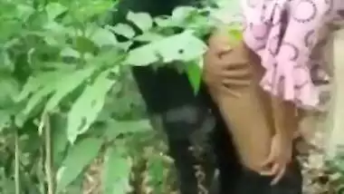 Desi sex MMS! Slutty village sister fucking with young brother In jungle
