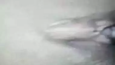 Desi XXX chick showing her boobs and shaved pussy on selfie cam