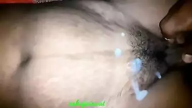 After XXX sesh the Desi sits down on the chair and pisses on the floor