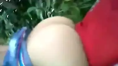 Sexy Nepali Girl Riding Penis Of Lover With Ass In Forest