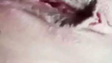 Desi nude girl plays with her boobs and pussy