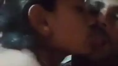 Desi wife kisses XXX lover on camera and rides his cock close-up