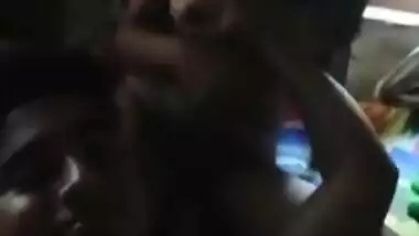 Very shy indian girl cooperating to boy frnd for nude selfie