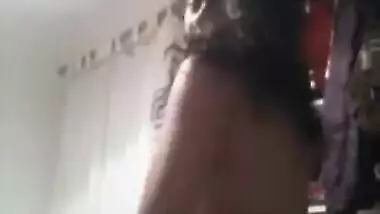Whore gives sex delight to boys stripping down on camera close-up