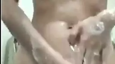 Roomie hopes to enjoy porn fun with Desi girl after she takes a shower