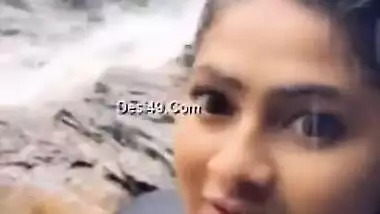 Small rain motivates attractive Desi girl to record quick XXX clip