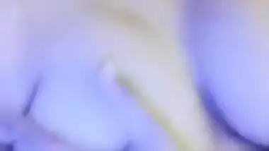 Indian aunty tries to look like XXX star on camera and exposes boobs