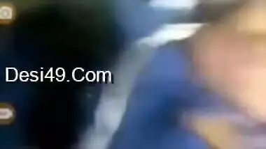 Mustached hubby is glad to see Desi's boobs during the porn video call