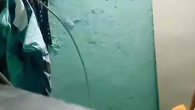 Sexy mom dress change caught by horny son viral MMS