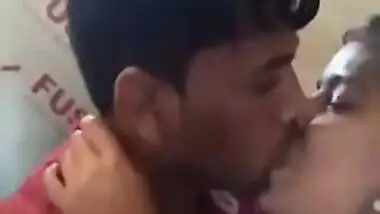 Indian witch takes the edge off kissing loved man before the camera