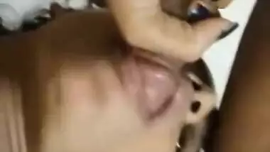 Indian XXX girl gives deepthroat blowjob to her lover on cam MMS