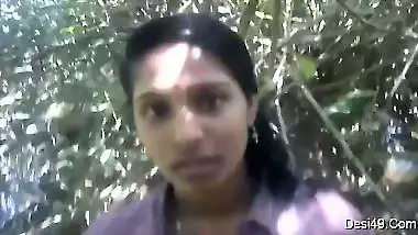 Jealous BF will Desi GF so she wants quick sex in jungle