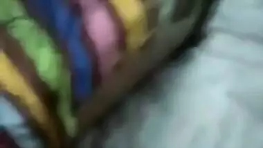 Desi trying a quick doggy with neighbor aunt she was talking over phone