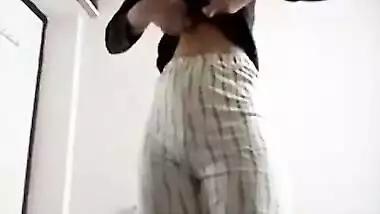 Cute Girl Record Her Boobs Video For Lover