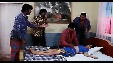 Innocent Village Girl Dolly Minhas Brutal Gang Scene from movie Palviahgam Avi