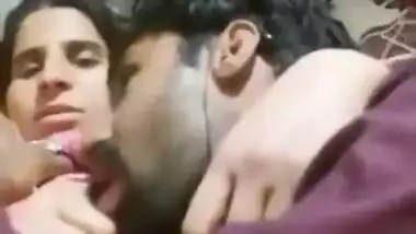 Mustached man won't give up until he involves Desi wife in sex