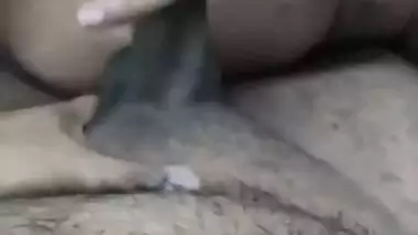 Milf gives a deep desi blowjob to her stepson