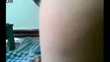 Sexy Amateur babe strips for lover before Doggy style sex