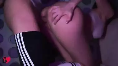 Elena got her big ass fucked in pussy with thick cock after kissing