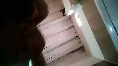 Shameless desi girl spreading ass in bath