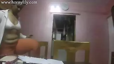 Horny Lily In Slutty Indian Secretary Gets Horny In The Office