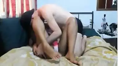 Online sex video of a desi guy fucking his ebony girlfriend on a cam show