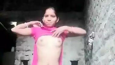 Today Exclusive- Village Wife Record Her Nude Video For Hubby