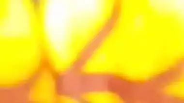 Desi outie pussy and small breasts in close-up MMS video of XXX actress