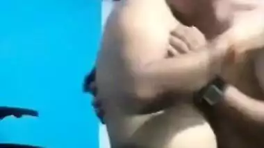 Fatty Desi slut exposing sex parts in XXX show with another client